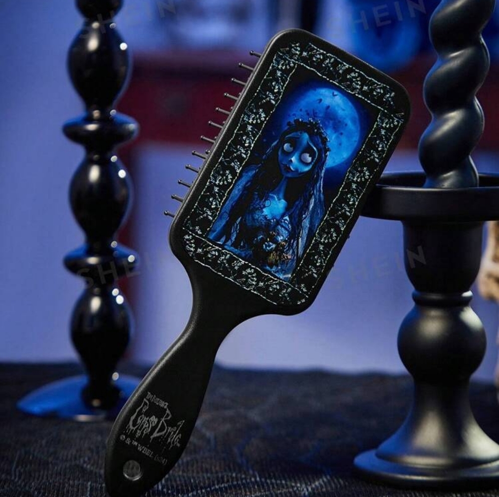 Corpse Bride Gloves, Large Wall Decor, And Hair Brush - Picture 4 of 6